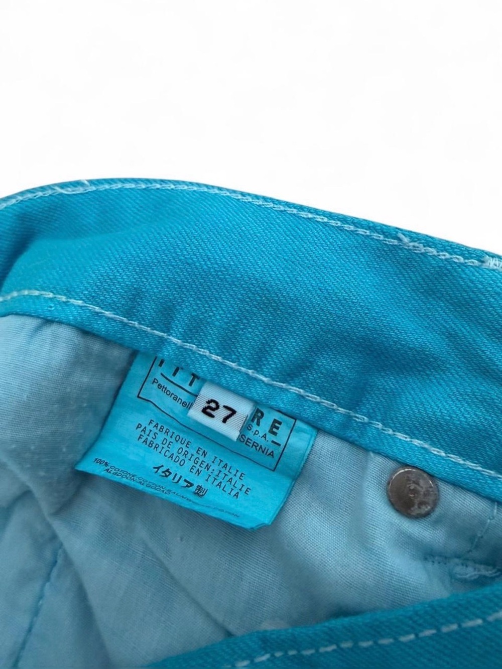 Vintage Just Cavalli Turquoise Jeans - Picture 8 of 8